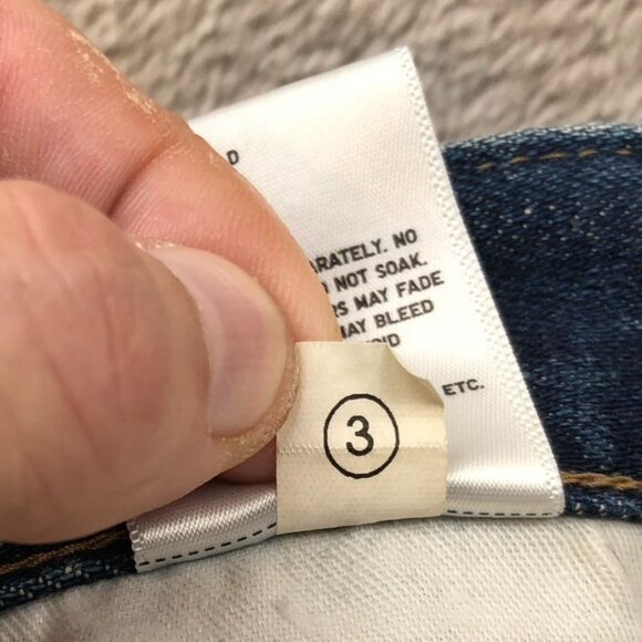 Uniqlo Women's Jeans Size 3 Salvage Kaihara Denim Slim Straight Low Rise - Picture 11 of 16